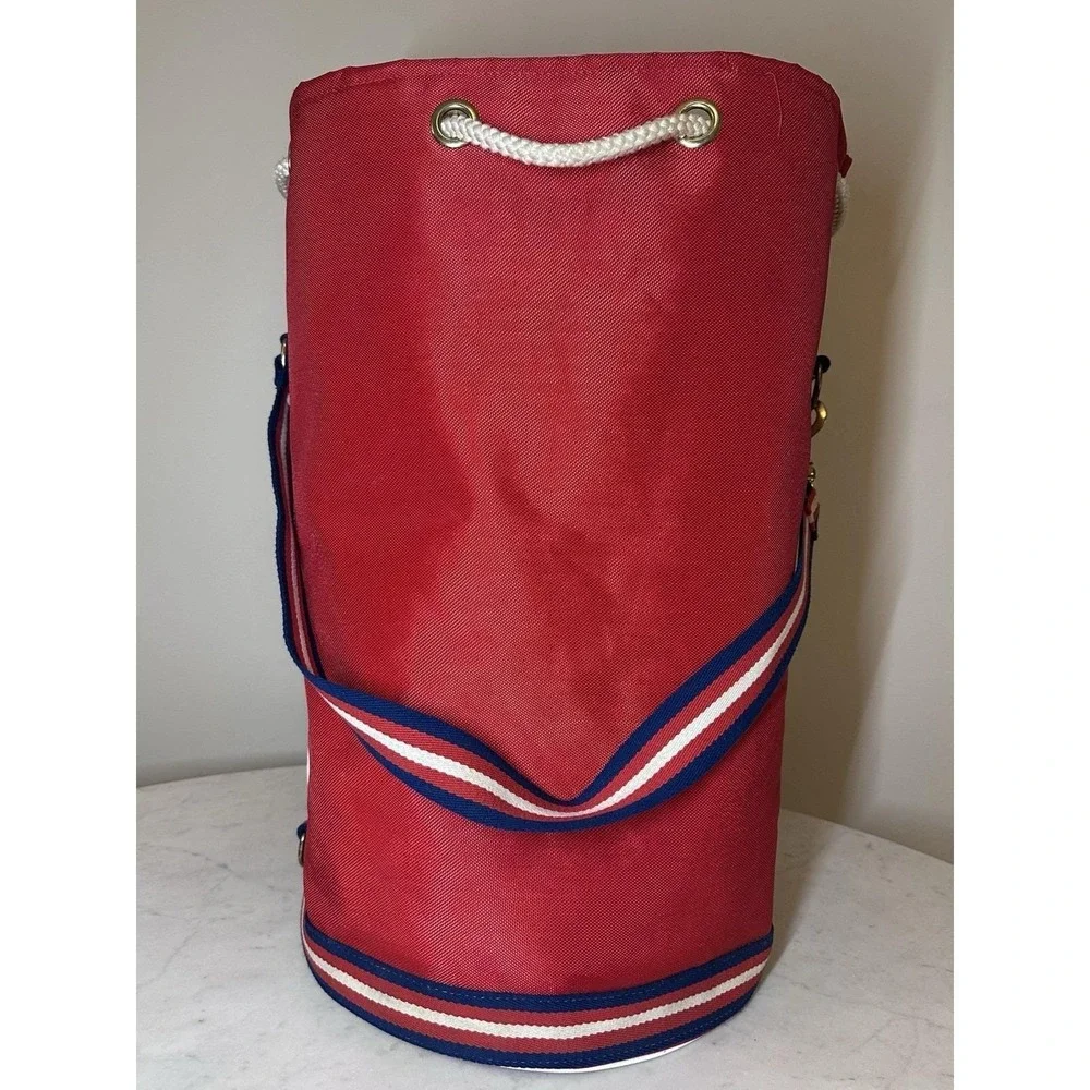 Toko Sport Duffel Bag Mens Womens Large Red Excellent Vintage Style‎ Basketball